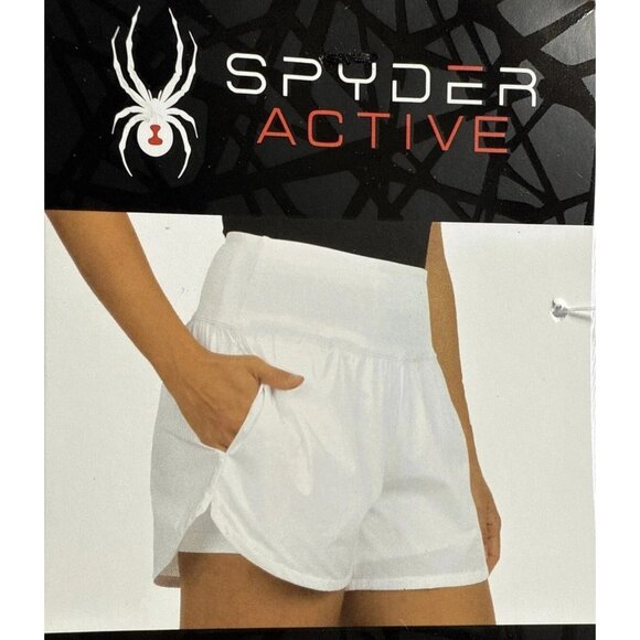Spyder Active Women's Woven Shorts (White, Medium) - Picture 1 of 2